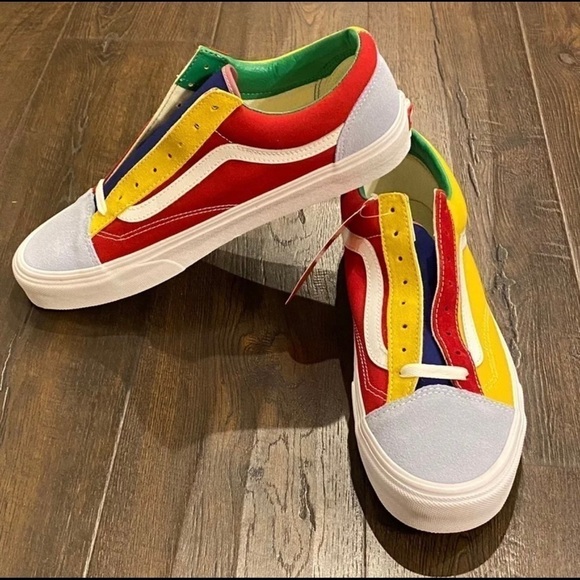 Vans Style‎ 36 Sunshine Multicolor Suede/Canvas Sneakers Size 6.5 Women - Picture 4 of 9